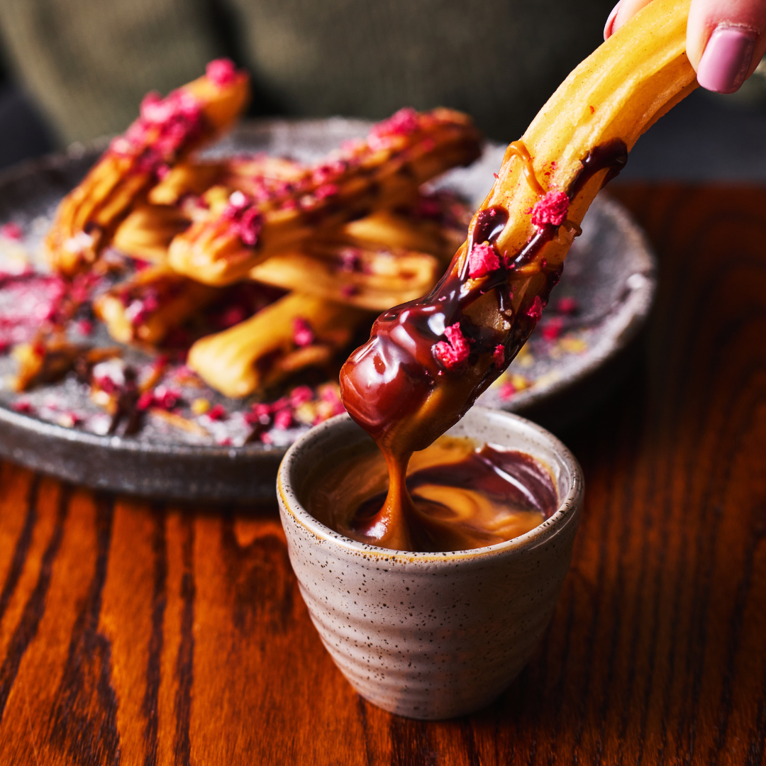 Loaded Churros at The Blue Bell Fulwell