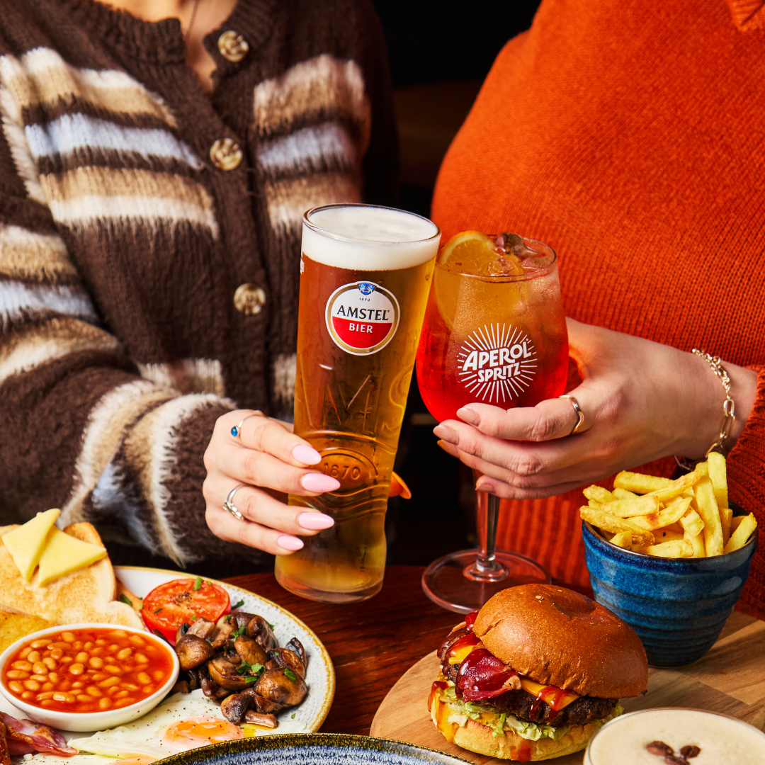 Aperol Spritz & Amstel at The Liquorist Portsmouth
