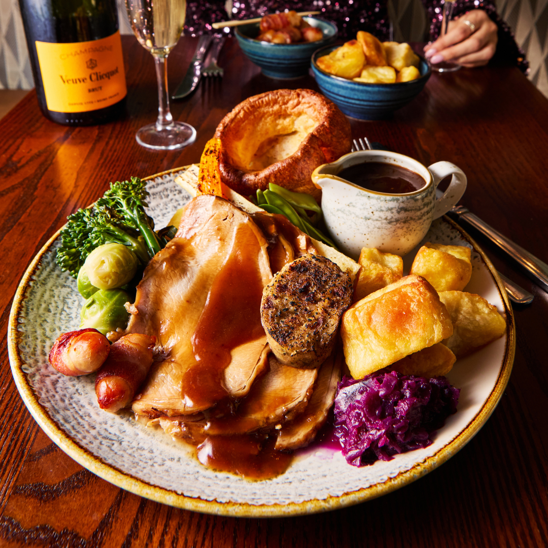 Christmas burger at The People's Pub