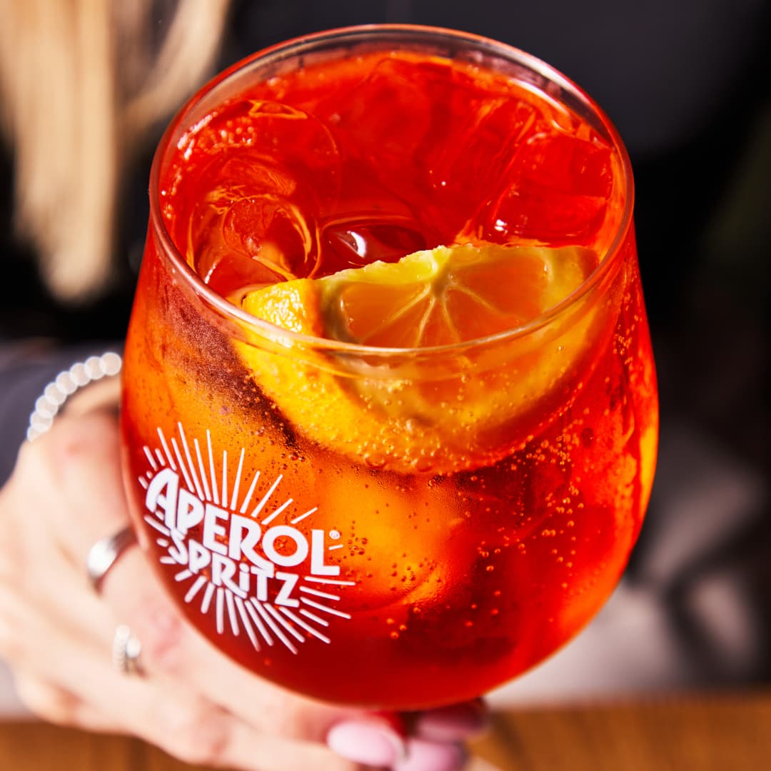 Aperol Spritz at New Market Bar Falkirk