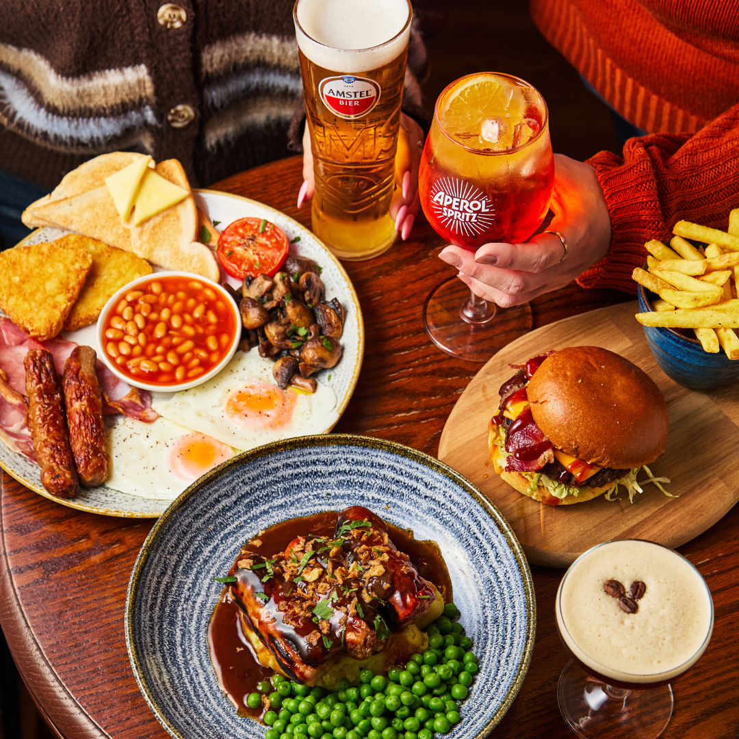 Boozy brunch dishes at The Station Bearsden