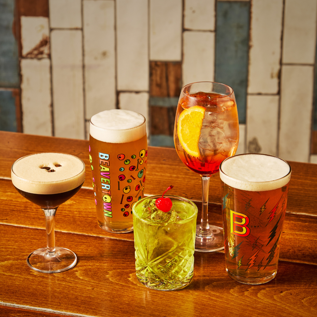 Variety of drink options at The Centurion Colchester