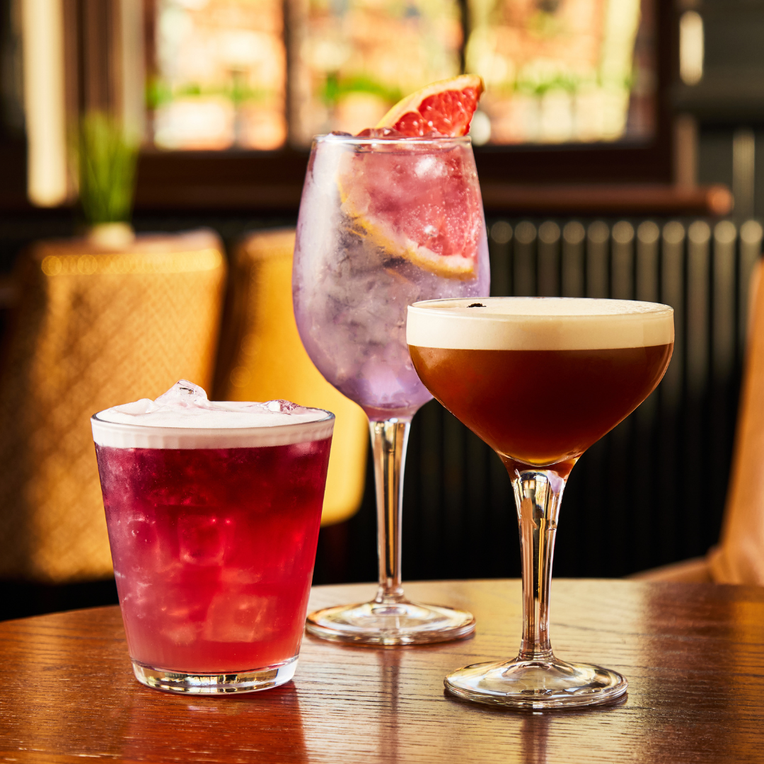Selection of Bar Home Lichfield cocktails