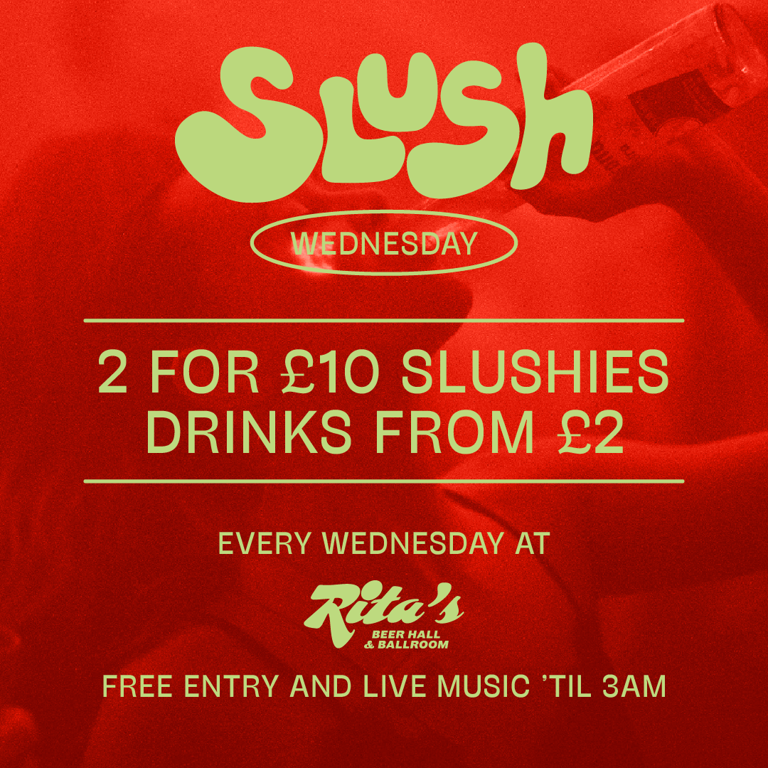 Slush Wednesday at Rita's Leeds