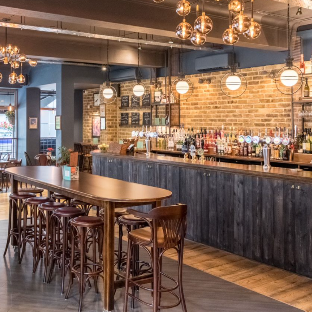 Main bar venue hire at Sir John Balcombe Marylebone