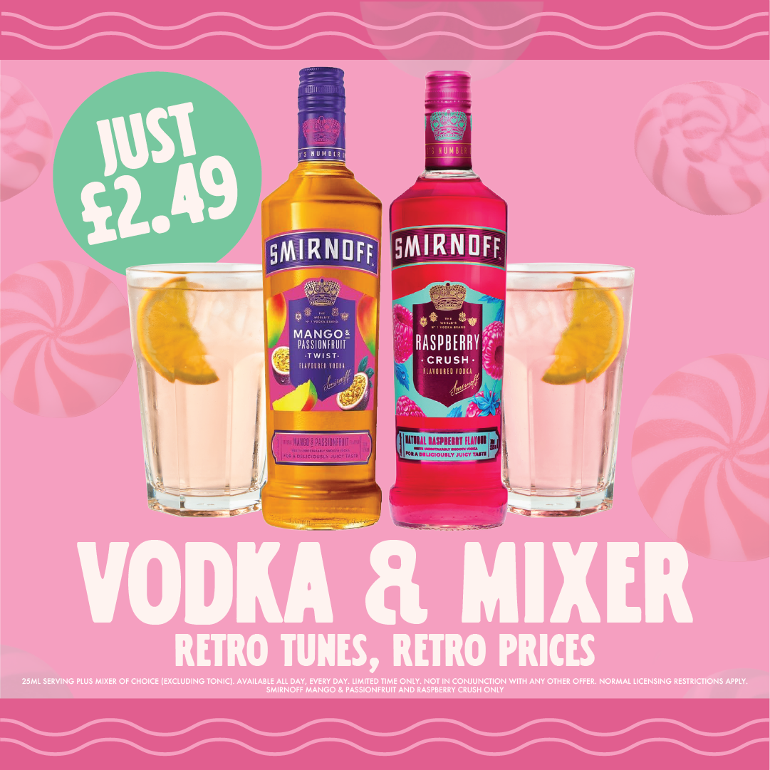 Spirit Offers at Reflex Birmingham