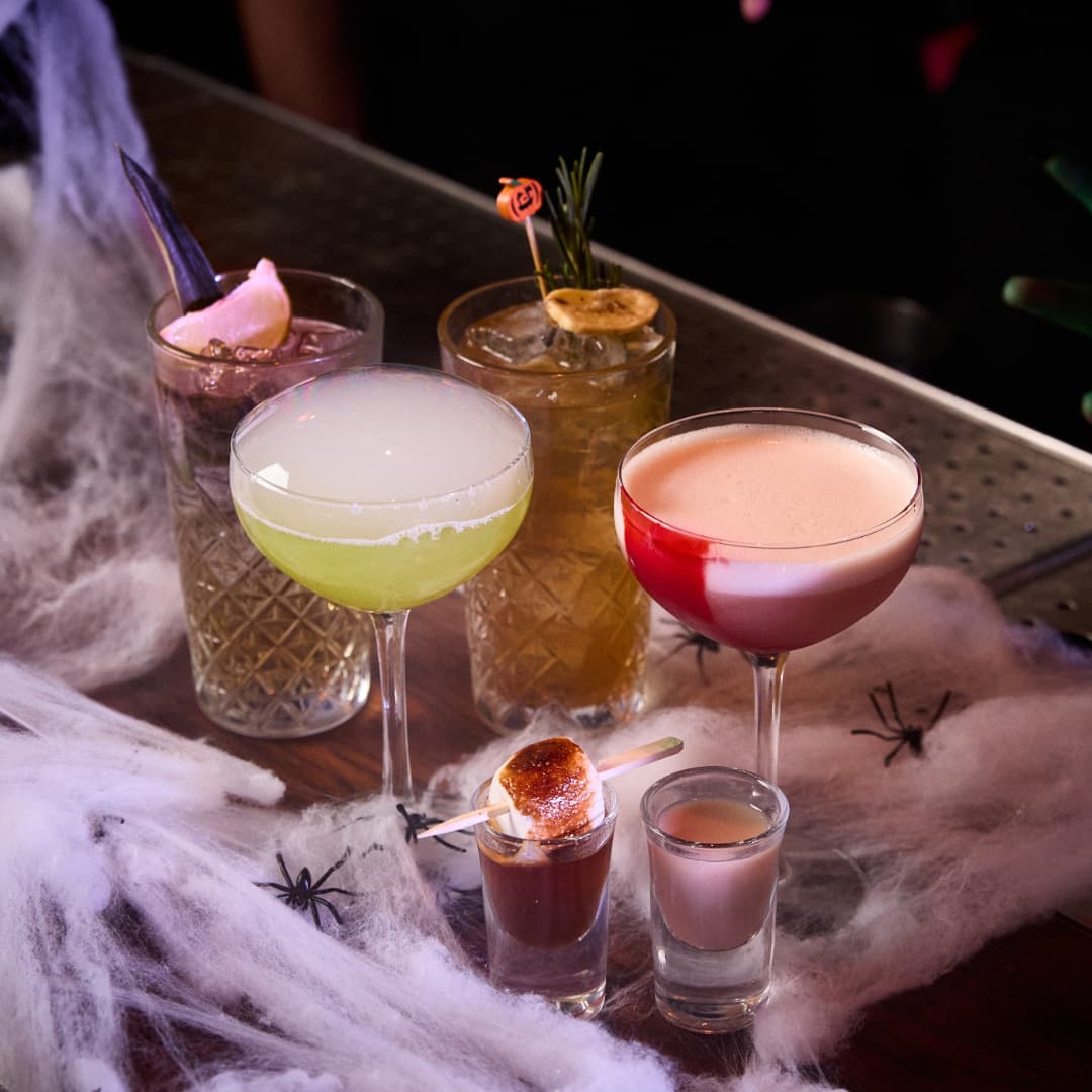 Halloween cocktails and shots at Be At One