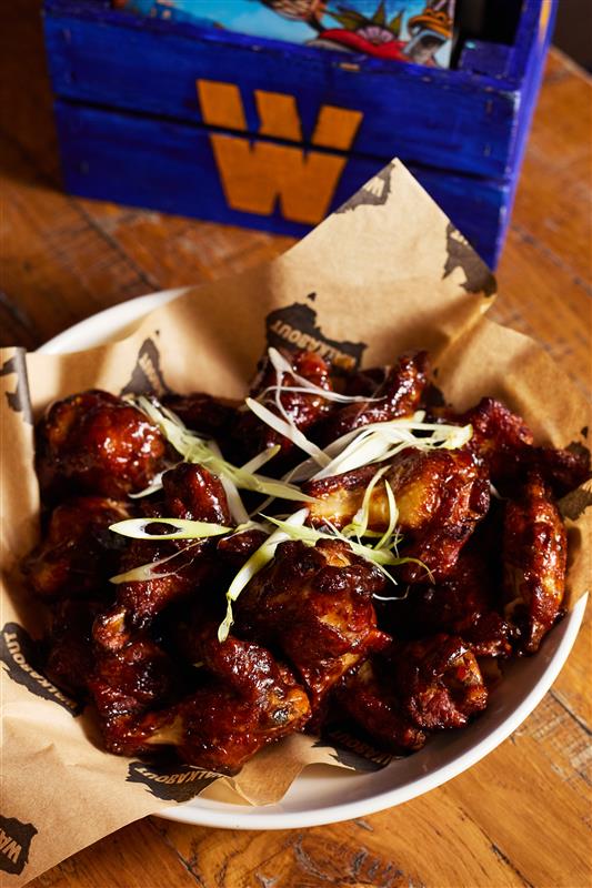 Food for the Europa League at Walkabout