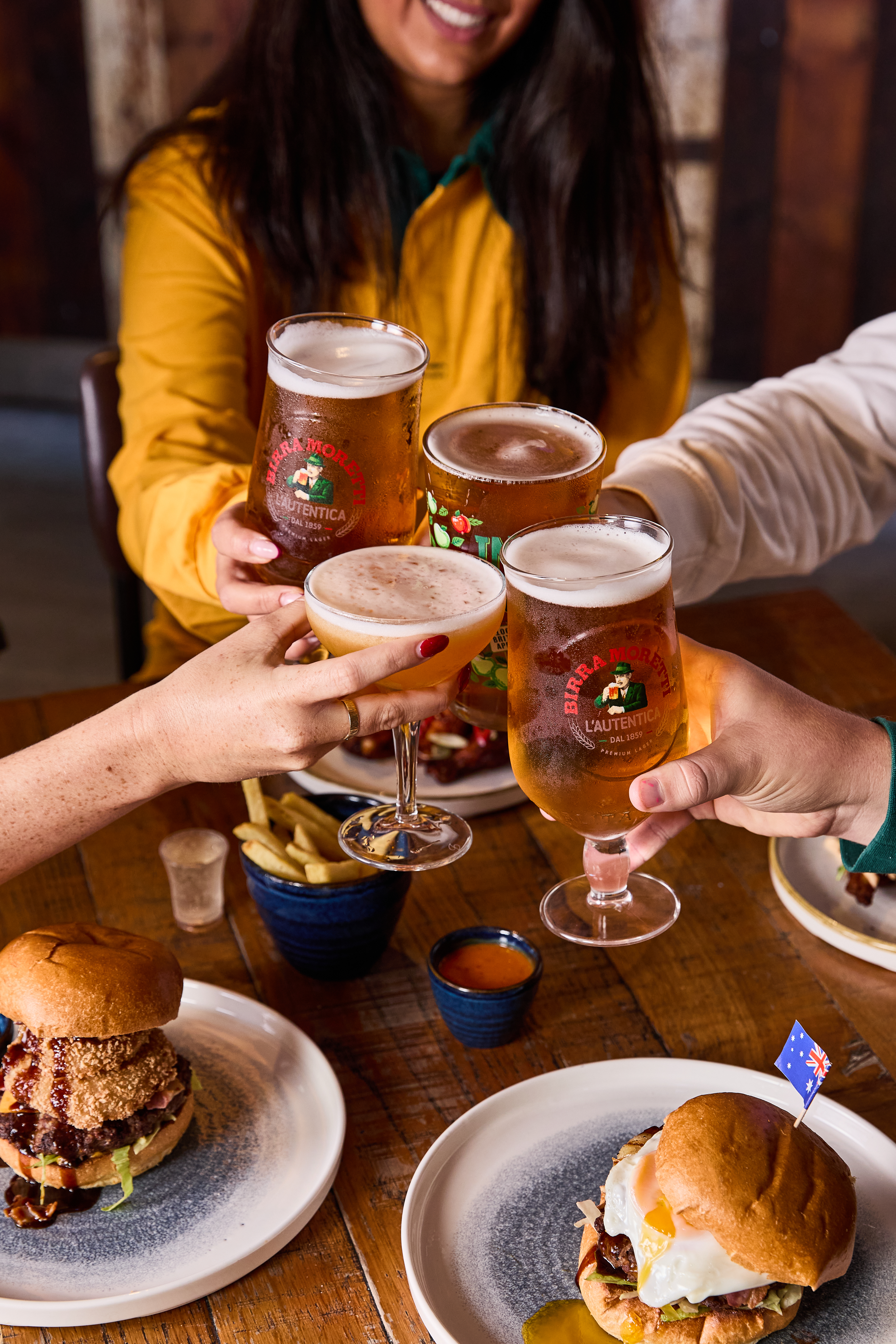 Drinks for the Europa League at Walkabout