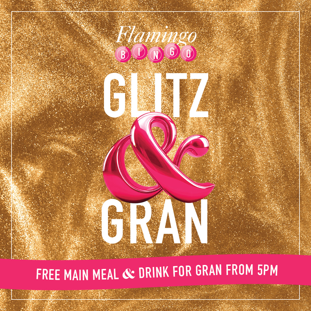Flamingo Bingo x Glitz & Gran | Slug & Lettuce