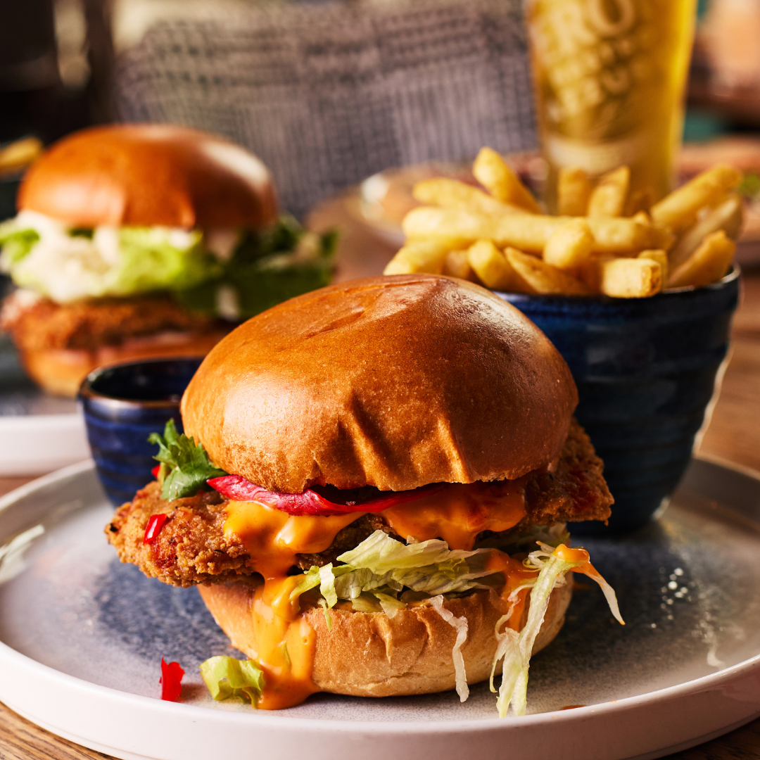 Spicy Bad Lad Burger at Social Pub & Kitchen