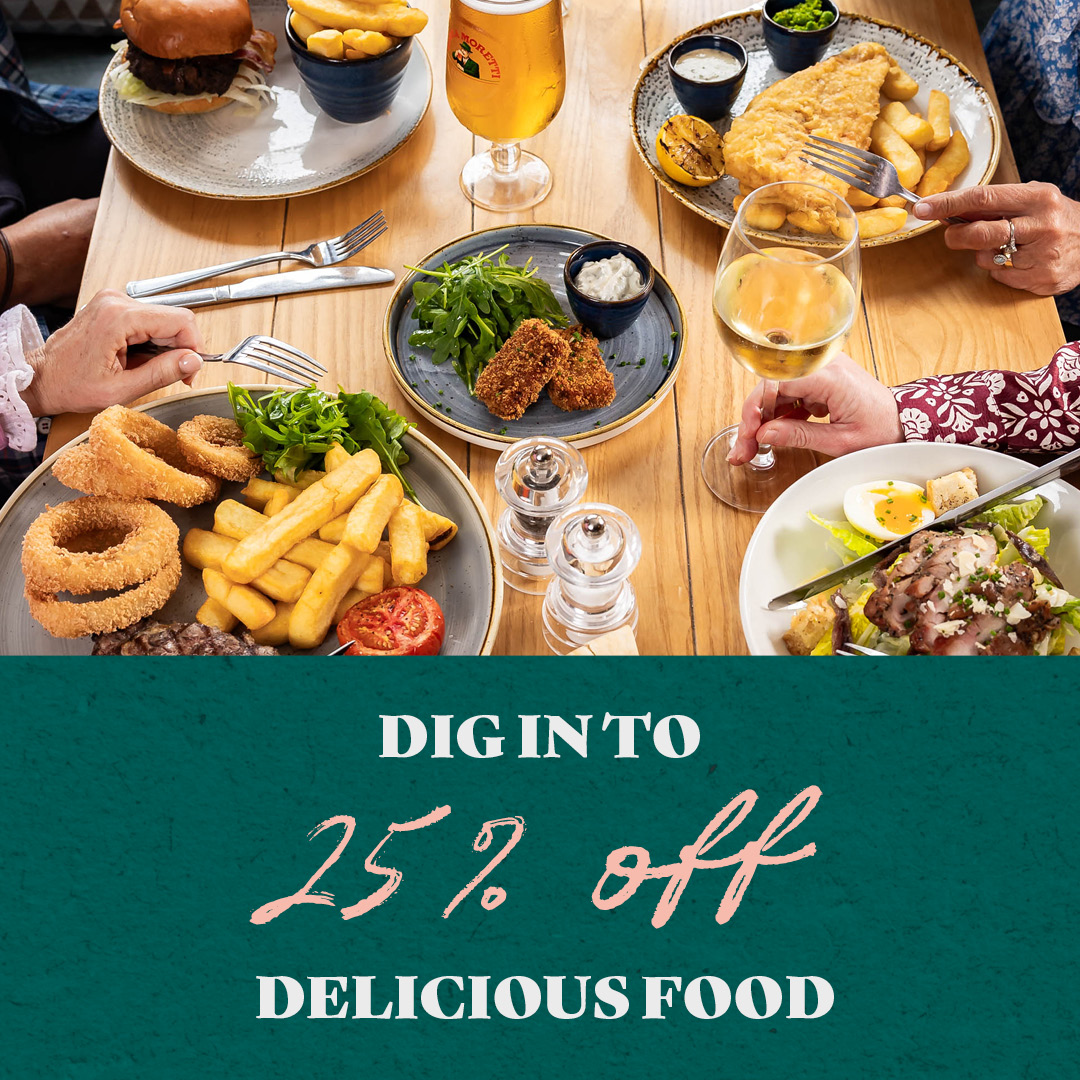 25% off food at Tullie Inn Balloch