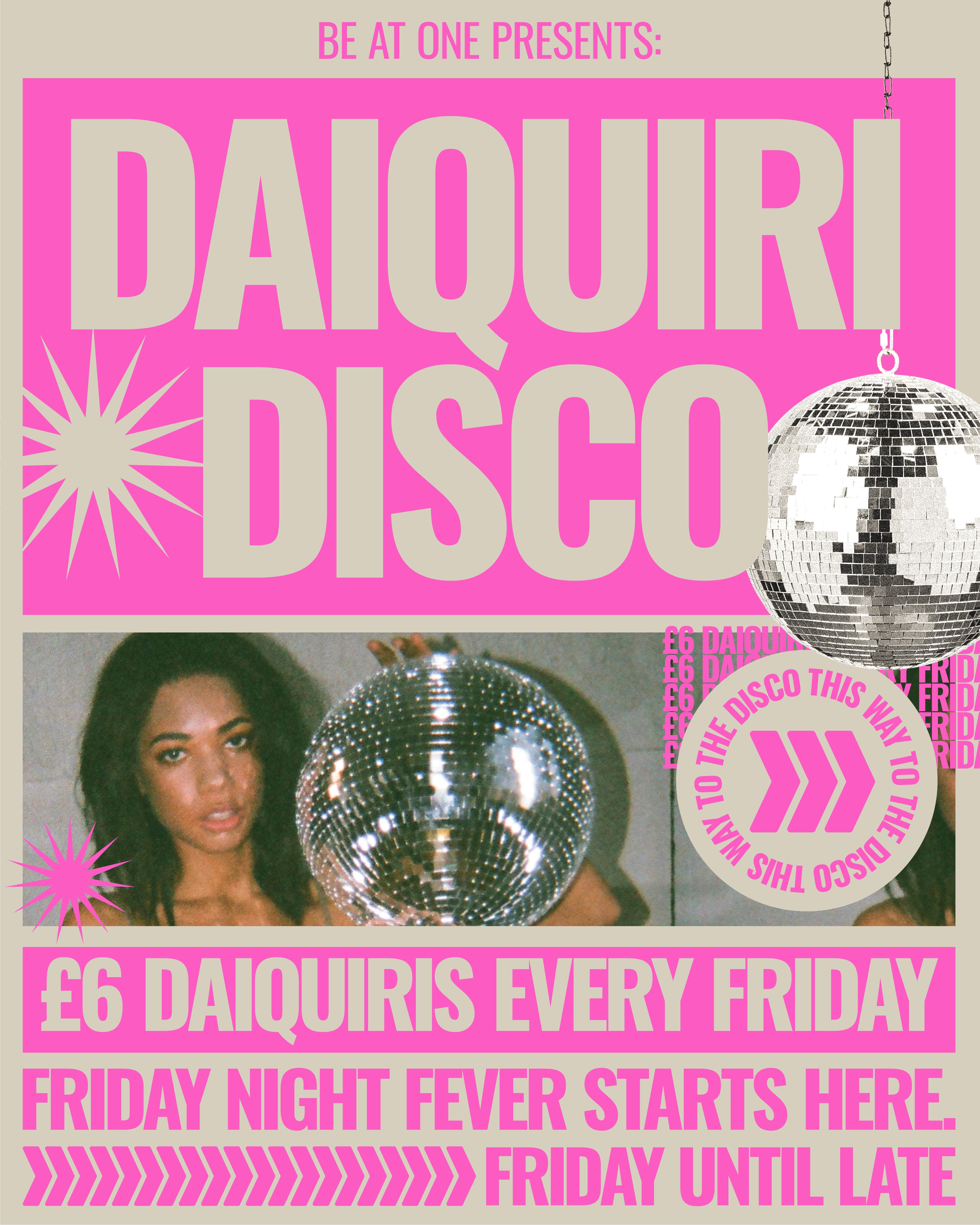 Daiquiri Disco at Be At One Greek Street Leeds