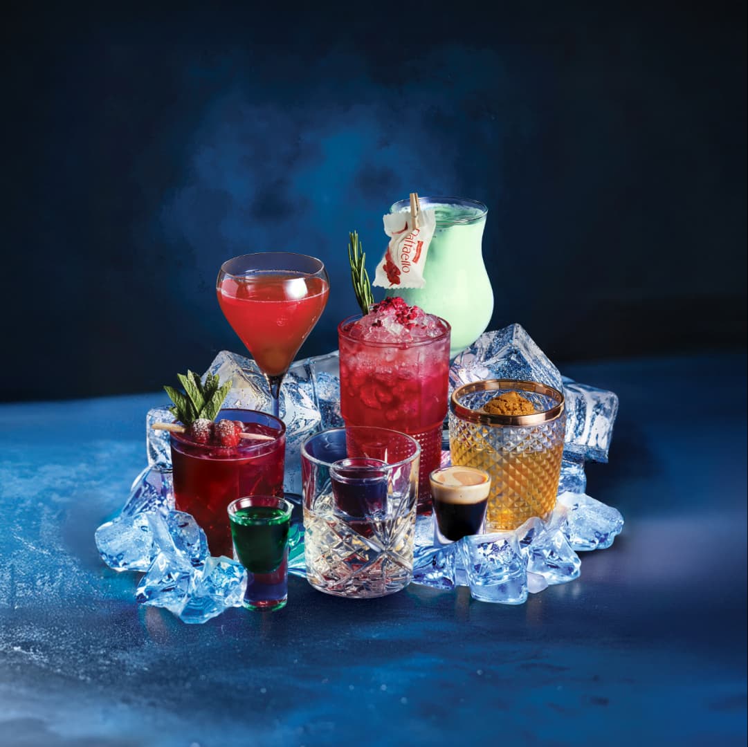 Naughty or Ice Christmas cocktails