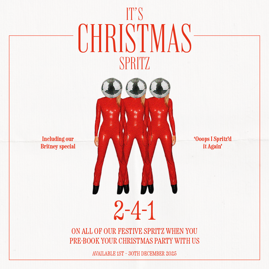 It's Christmas Spritz at Bar Soho