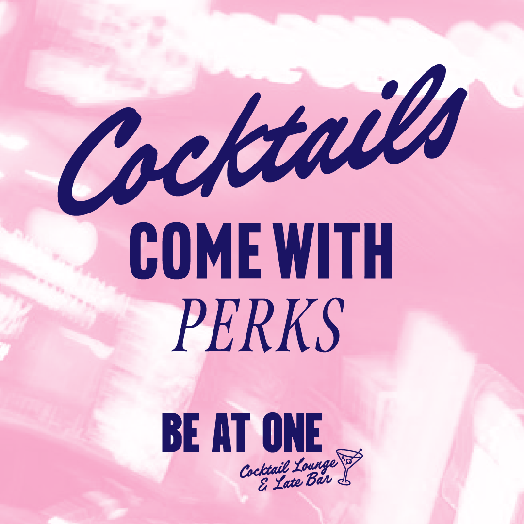 Cocktails come with perks