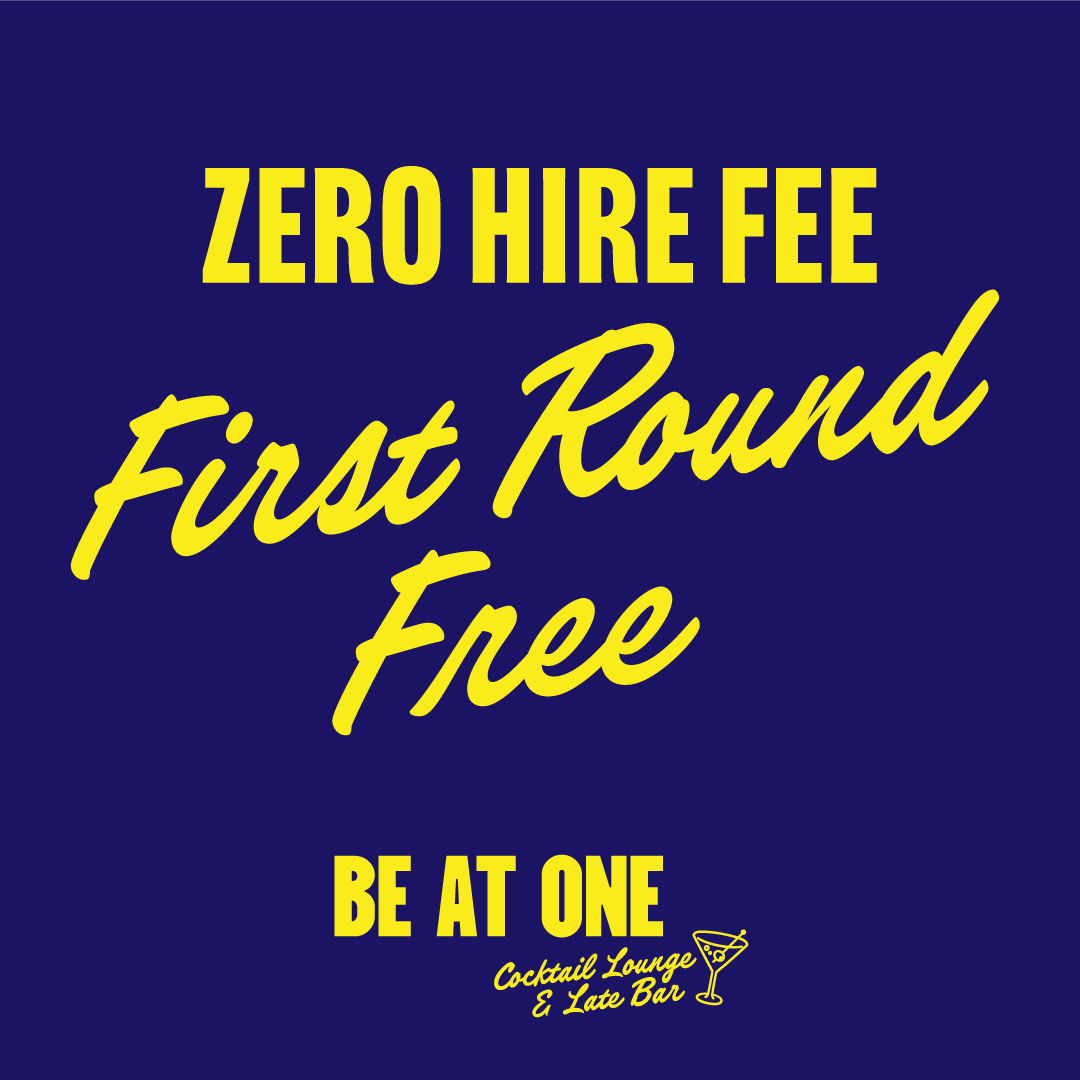 No Private Venue Hire Fee at Be At One Cocktail Lounge & Late Bar Piccadilly