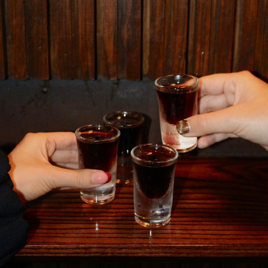 Jager shots at Be At One Piccadilly