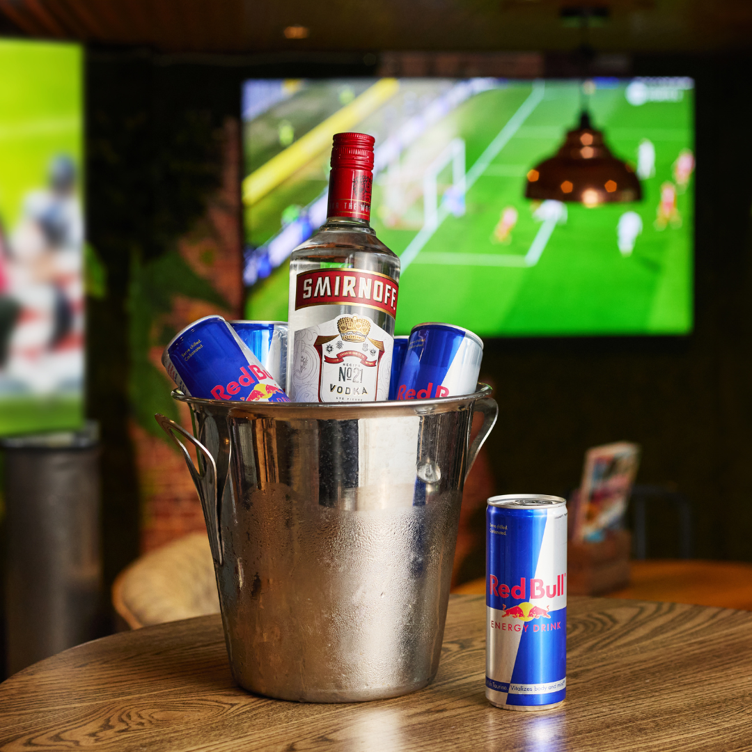 Vodka and red bull drinks package