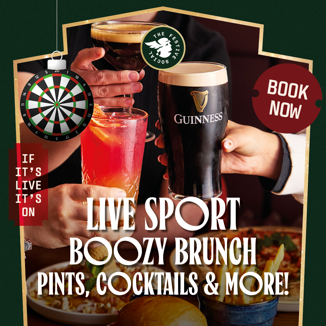 Darts boozy brunch