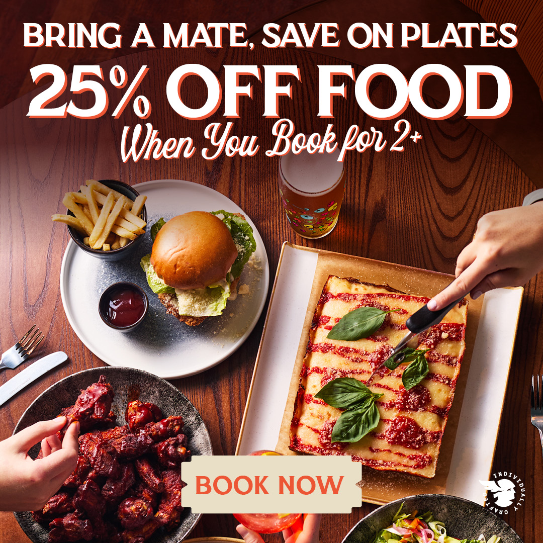 25% off food at Earl Of Camden