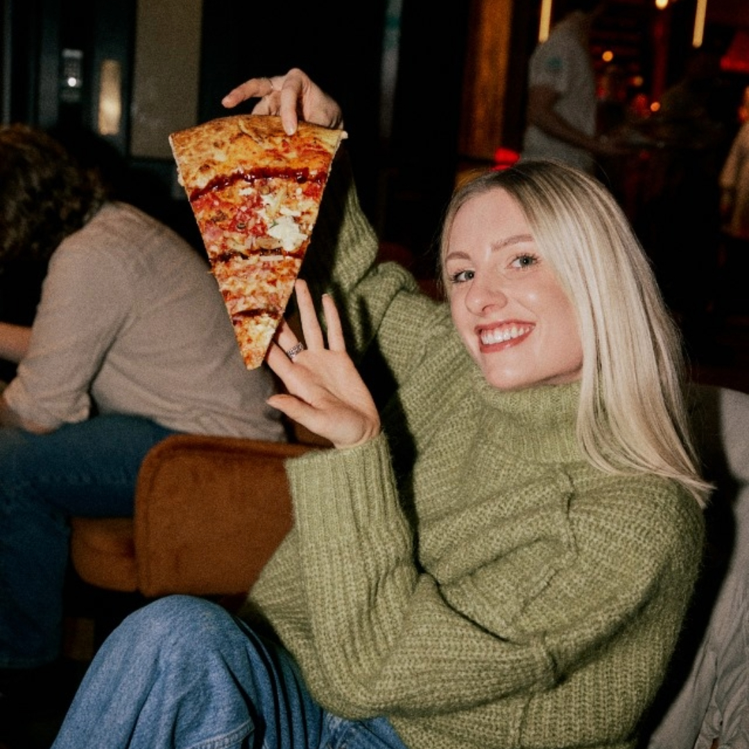 XL Slice of Rita's pizza