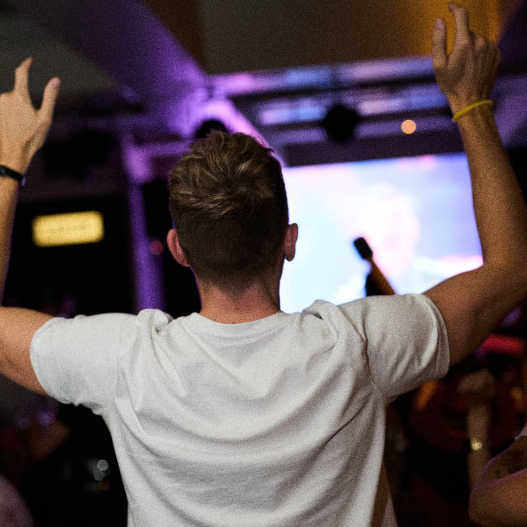 Watching the Super Bowl at Rita's Leeds