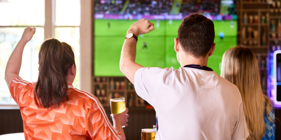 world cup final at the pub