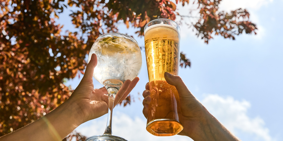 world cup beer garden