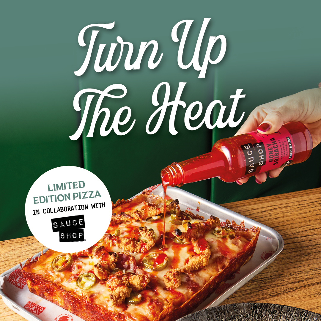 Six Nations limited edition pizza at The Whitecross Tap London