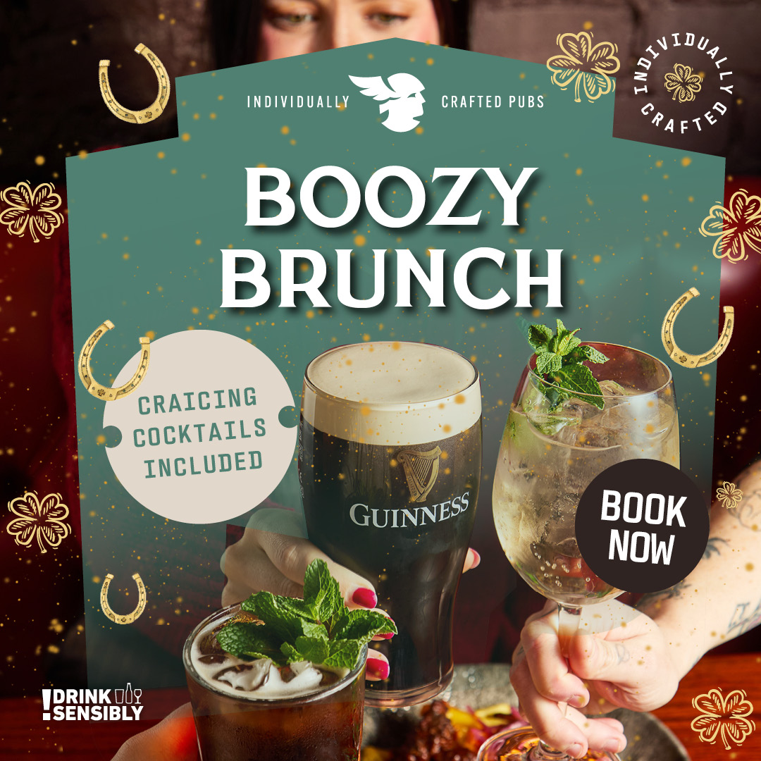 St Patricks Day Boozy Brunch