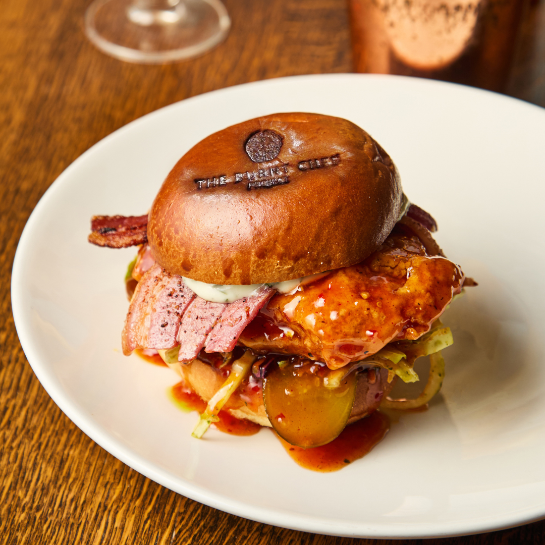 New! The Burnt Chef Burger at The Chapter Collection