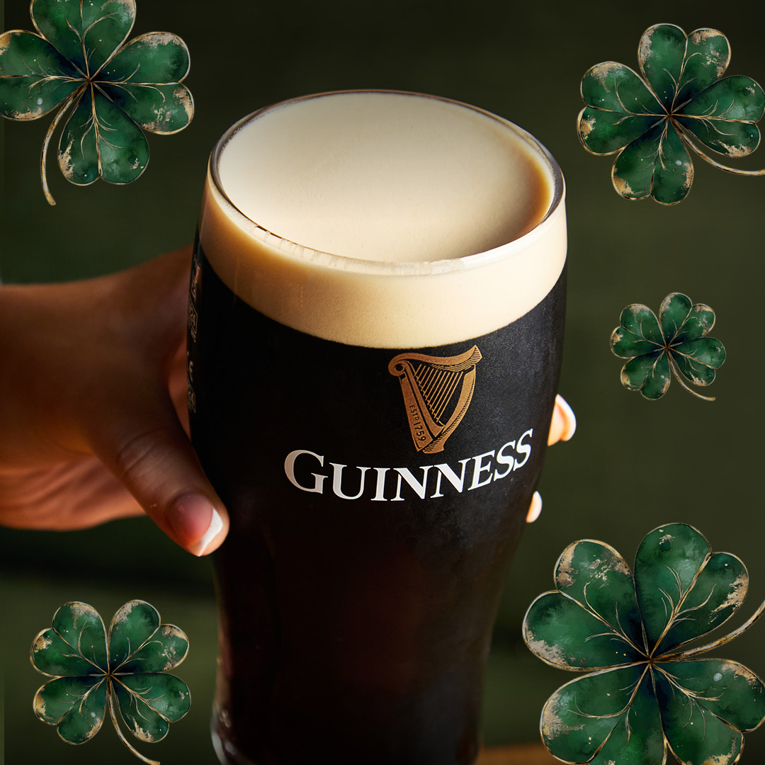 St Patrick's day Guinness at The Chapter Collection