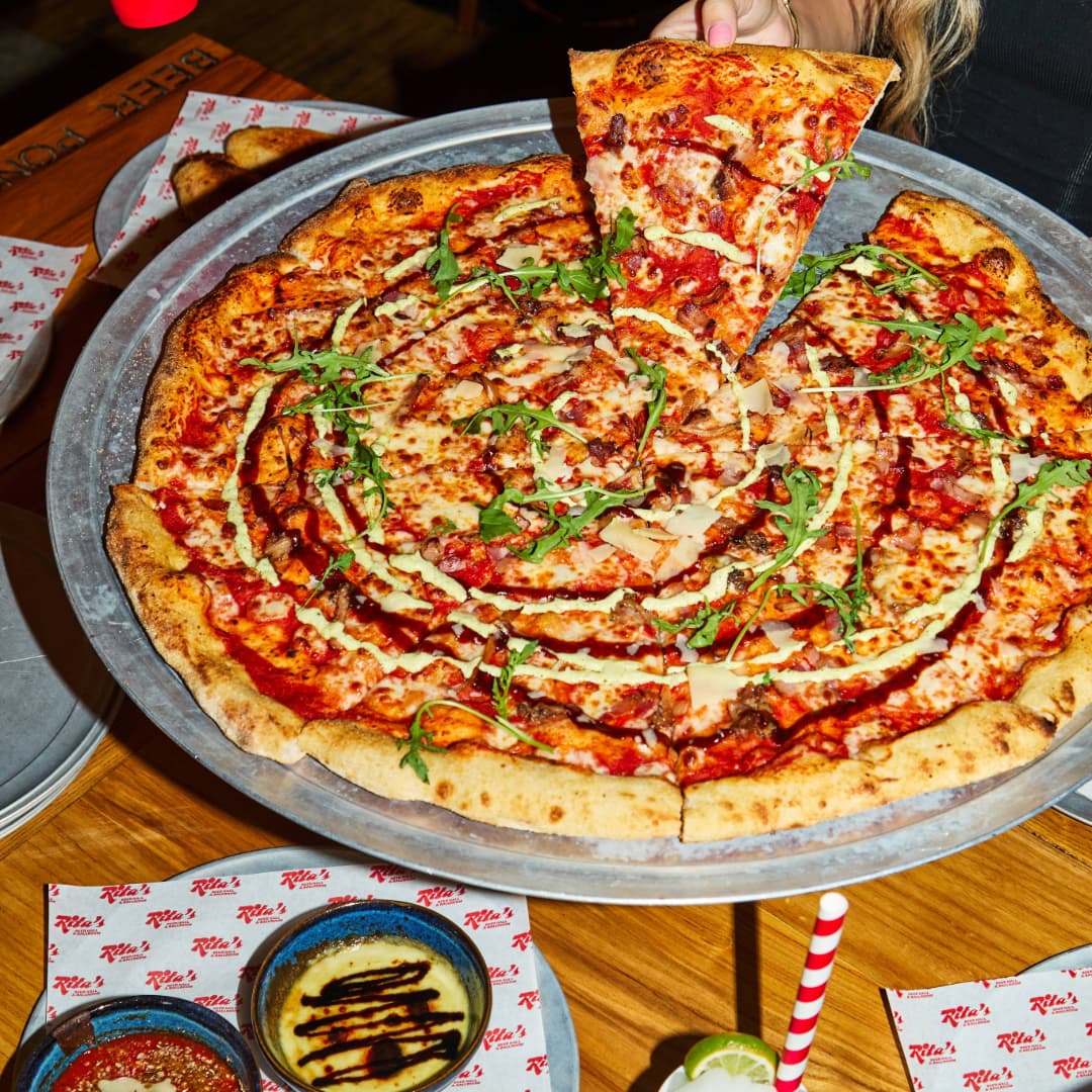 Rita's Leeds 24 inch pizza