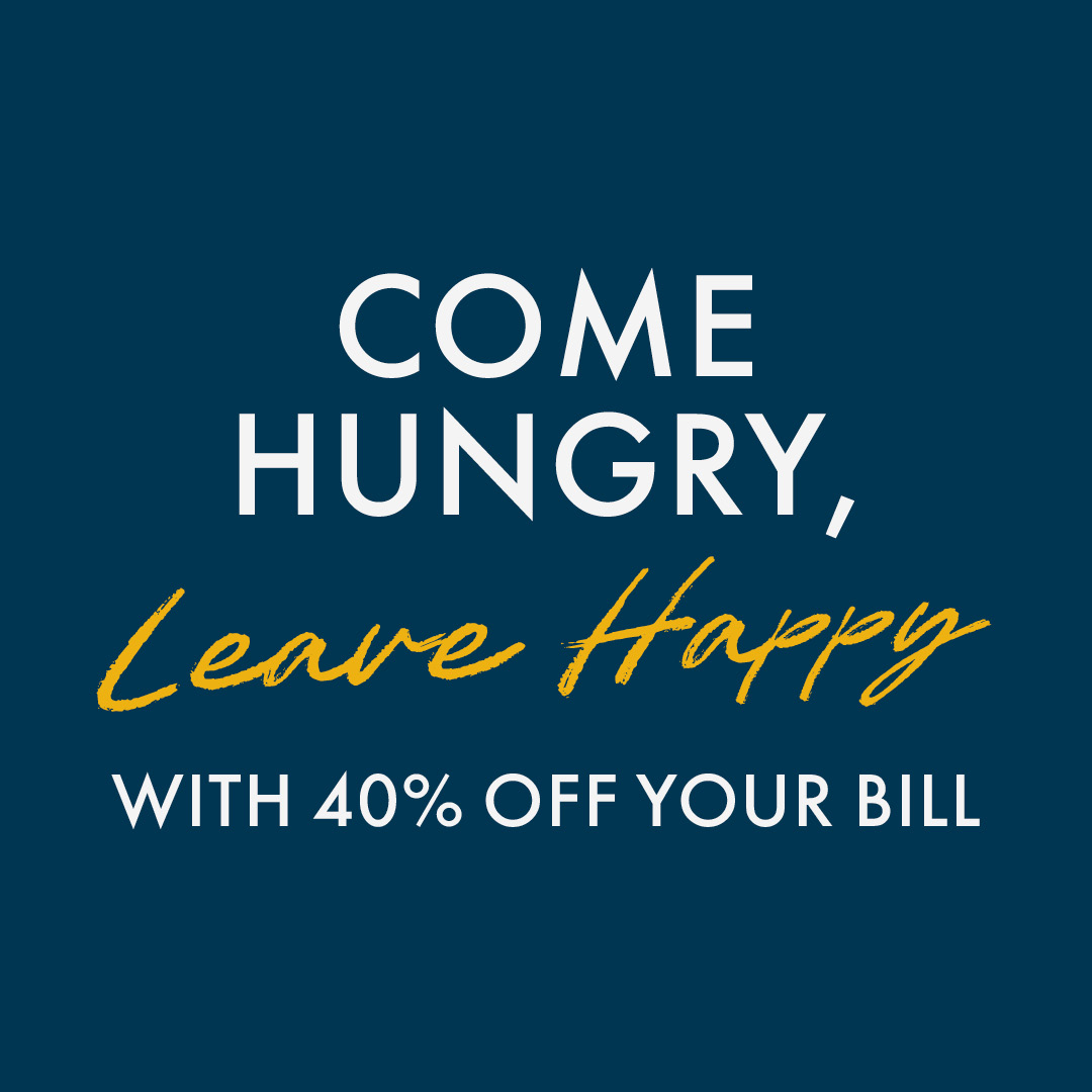  40% off your total bill at Pubsmiths