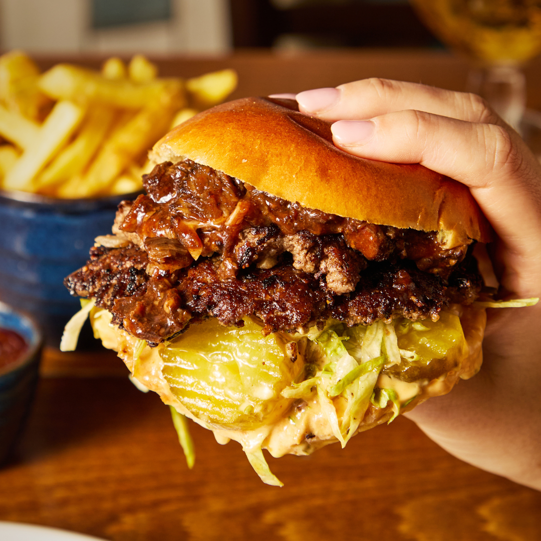 All new smash burgers at Social Pub & Kitchen