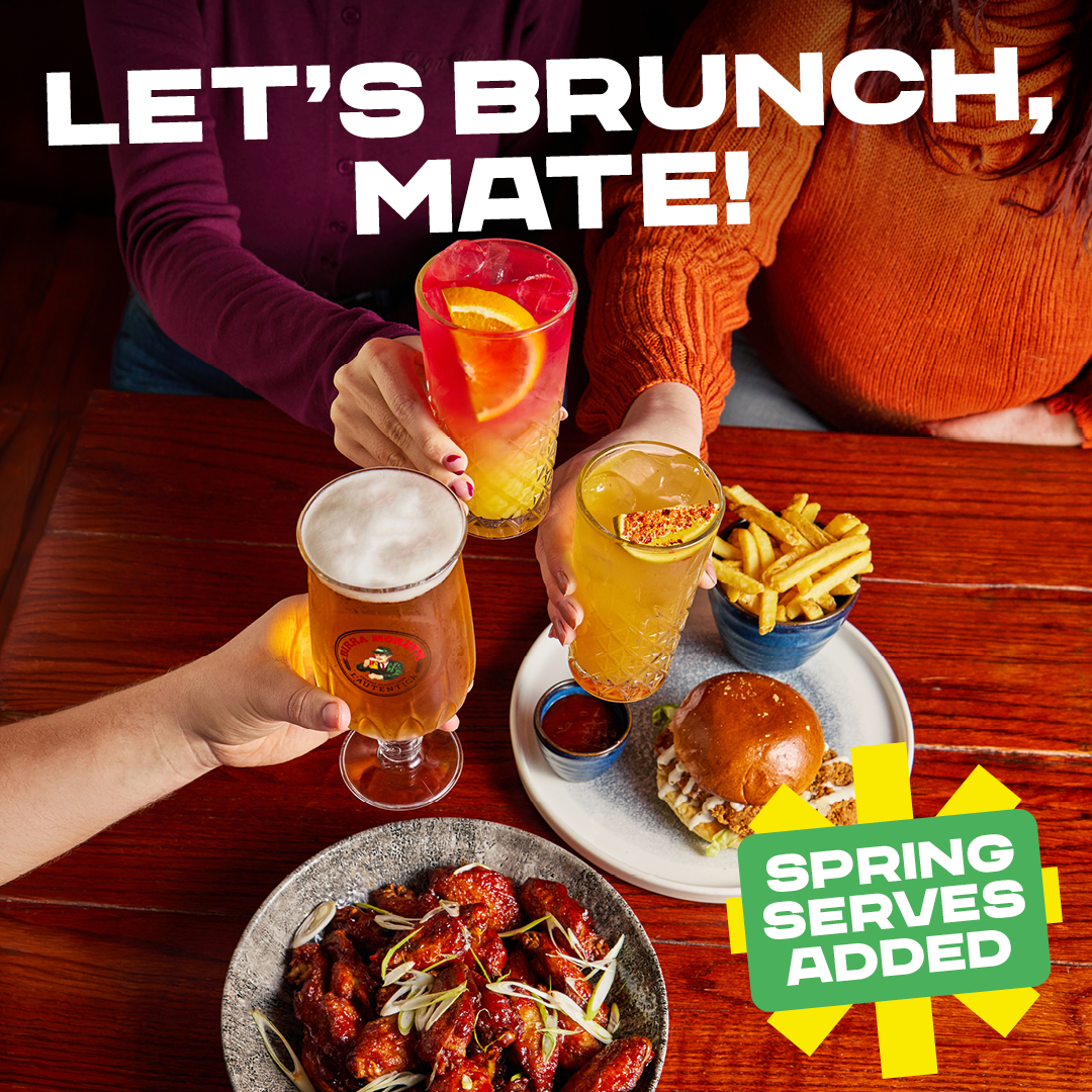 Spring Bottomless Brunch at Walkabout