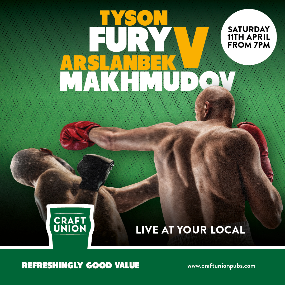 WATCH FURY V MAKHMUDOV ON SATURDAY 11TH APRIL