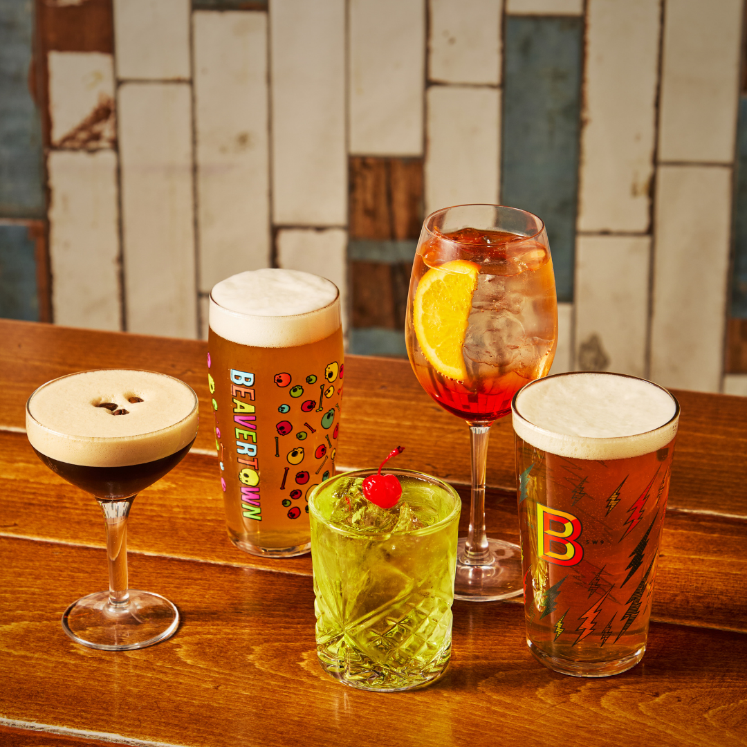 Drinks selection at Social Pub & Kitchen