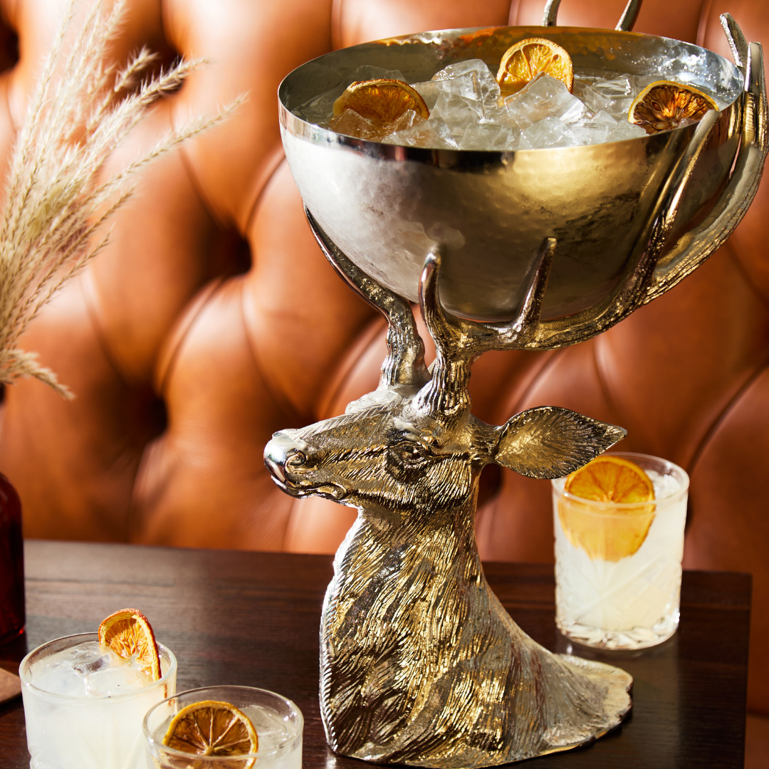 Sharing Cocktails at The Duchess