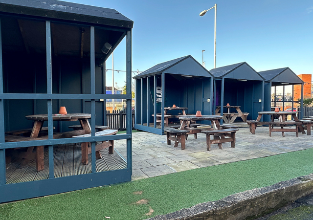 Our beer garden