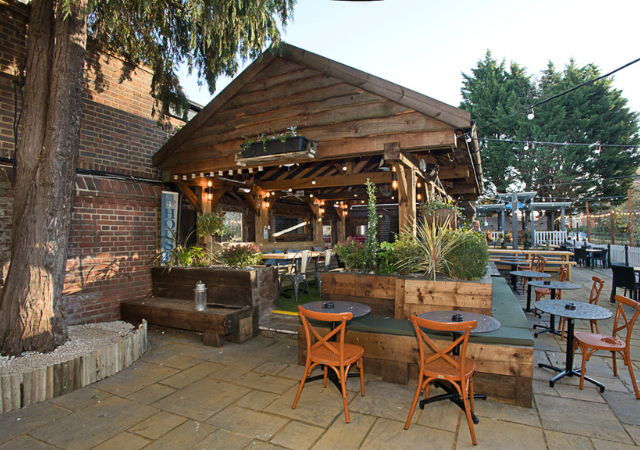 Beer Garden at The Waterside Inn Ware