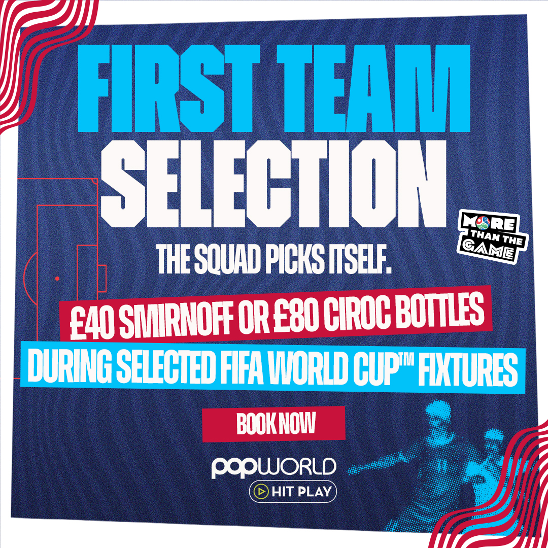 World Cup Nights Out at Popworld Southampton