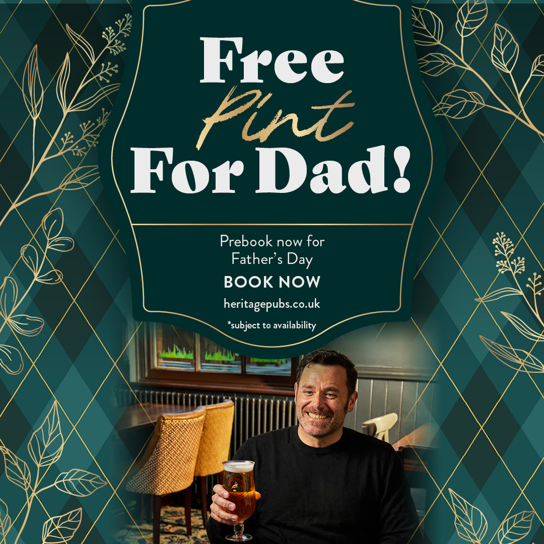 Free pint for Dad this Father's Day