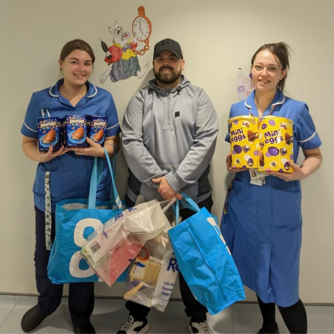 Donations given to nurses