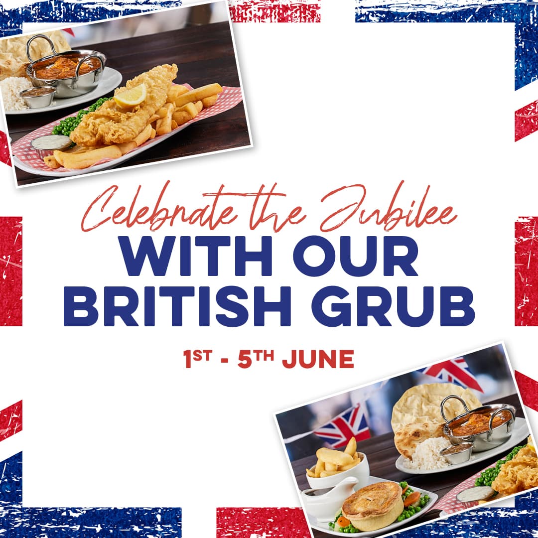 British pub food in Solihull for the Jubilee