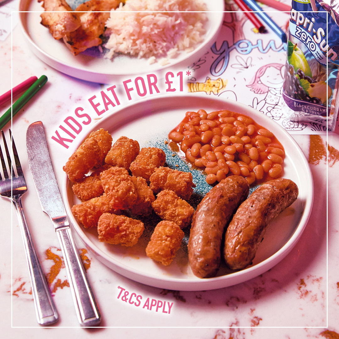 Kids Eat For £1 at Slug And Lettuce Mkt Sq Nott During The Summer Hols 