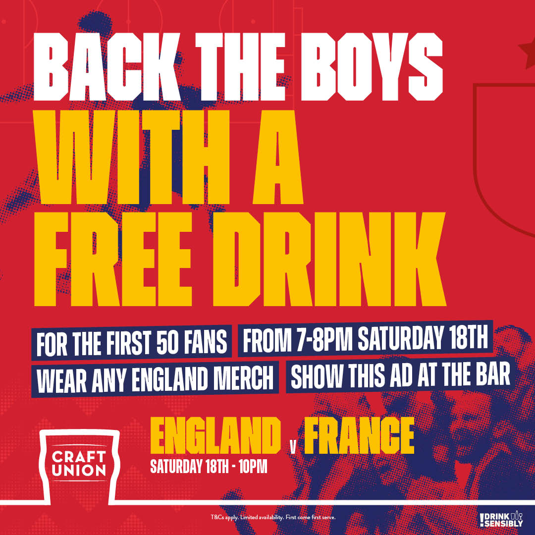Free Drink Football Offer