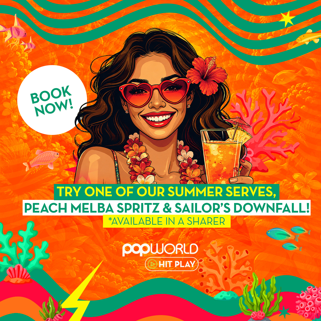Try our summer serves at Popworld