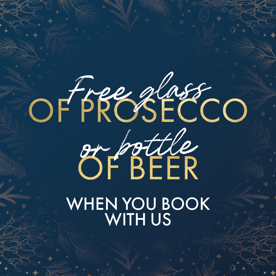 Free Drink when you Pre-book for Christmas 